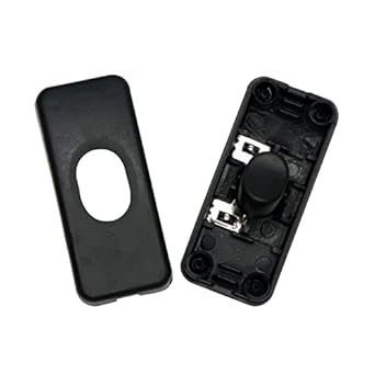 Electronic Spices Black Halfway Rocker Push Button Switch for Table Lamp, Bed Lamp, Inline Switch, Tik Tok (Pack of 2) - Image 6