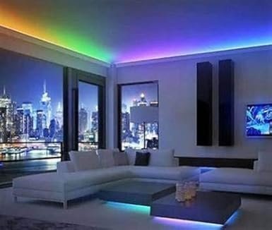 Gesto 5 Meter Rope Led Strip Lights – Outdoor Lights Waterproof for Balcony Decoration,Home Decor & Diwali Decoration| RGB Strip Light for Diwali Decoration with Mode Change Controller (Multicolor) . - Image 4