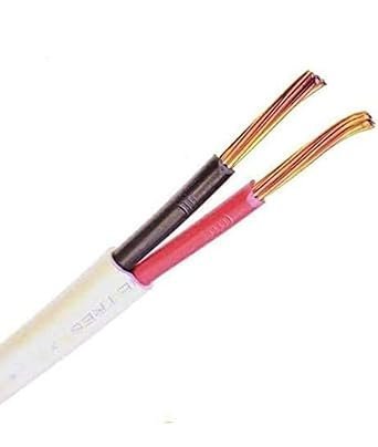 Glopro Store GloproStore PVC copper wire 2 core 1mm White electrical extension wire (25 feet, white) - Image 6