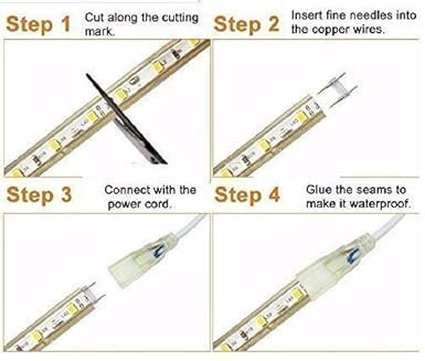 Gesto 5 Meter Rope Led Strip Lights – Outdoor Lights Waterproof for Balcony Decoration,Home Decor & Diwali Decoration| RGB Strip Light for Diwali Decoration with Mode Change Controller (Multicolor) . - Image 5