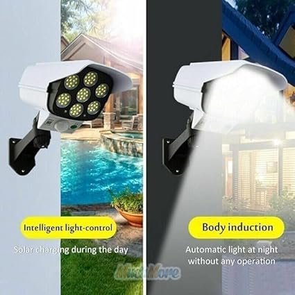 BOVTY Solar Light Outdoor 77 Led Motion Sensor Security Camera Shaped Wall Lamp,Waterproof, Rotatable for Home, Outdoor, Garden, Balcony, and Patio with Remote Control. (Pack of 1) - Image 4
