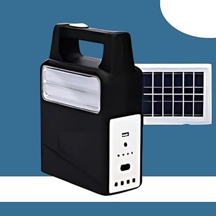 DRUMSTONE (ππ΄ π¬πππ₯ πͺππ₯π₯ππ‘π§π¬) Mini Inverter with Tube Light, LED, 3 Bulbs, Solar Plate & Portable Solar Power Backup for Home & Outdoor Use - Image 3