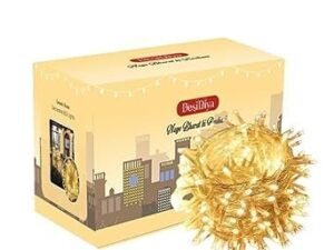 DesiDiya® 35 Feet Long LED Power Pixel Serial String Light, 360 Degree Light in Bulb | Copper Led Pixel String Light for Home Decoration(Pack of 29)