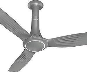 Havells 1200mm Inox BLDC Motor Ceiling Fan | Remote Controlled, High Air Delivered, Upto 60% Energy Saving, 2 Year Warranty | (Pack of 1, Slate)