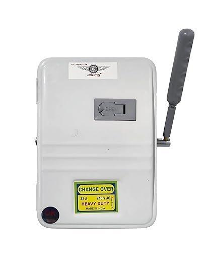 DeHMY Electric 2-Pole Change Over Switch, 32A, 240V – Heavy Duty Single-Phase Metal Box for Home & Office, Reliable Circuit Breaker Protection, Easy Installation - Image 4