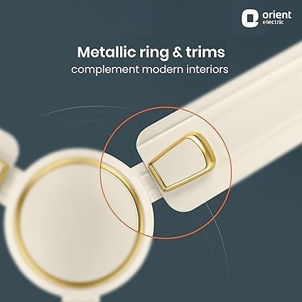 Orient Electric 1200 mm Pacific Air Déco| Decorative ceiling fan | Powerful airflow| BEE Star Rated | 2-year warranty - Image 5