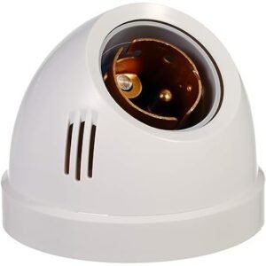 MOS Anchor by Panasonic 6A Angle Lamp Holder fancy type 240V (White, Pack of 3)