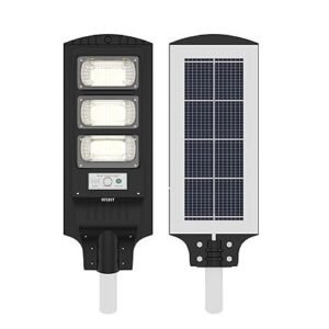 DYLECT® Eco Solar Street Light – 150W Outdoor LED with Automatic Motion Sensor, Remote Control & 12-Hour Runtime, for Home, Garden &Pathway | Cool White 6500K, IP64 Waterproof,ABS+PC Built (w/o Rod)