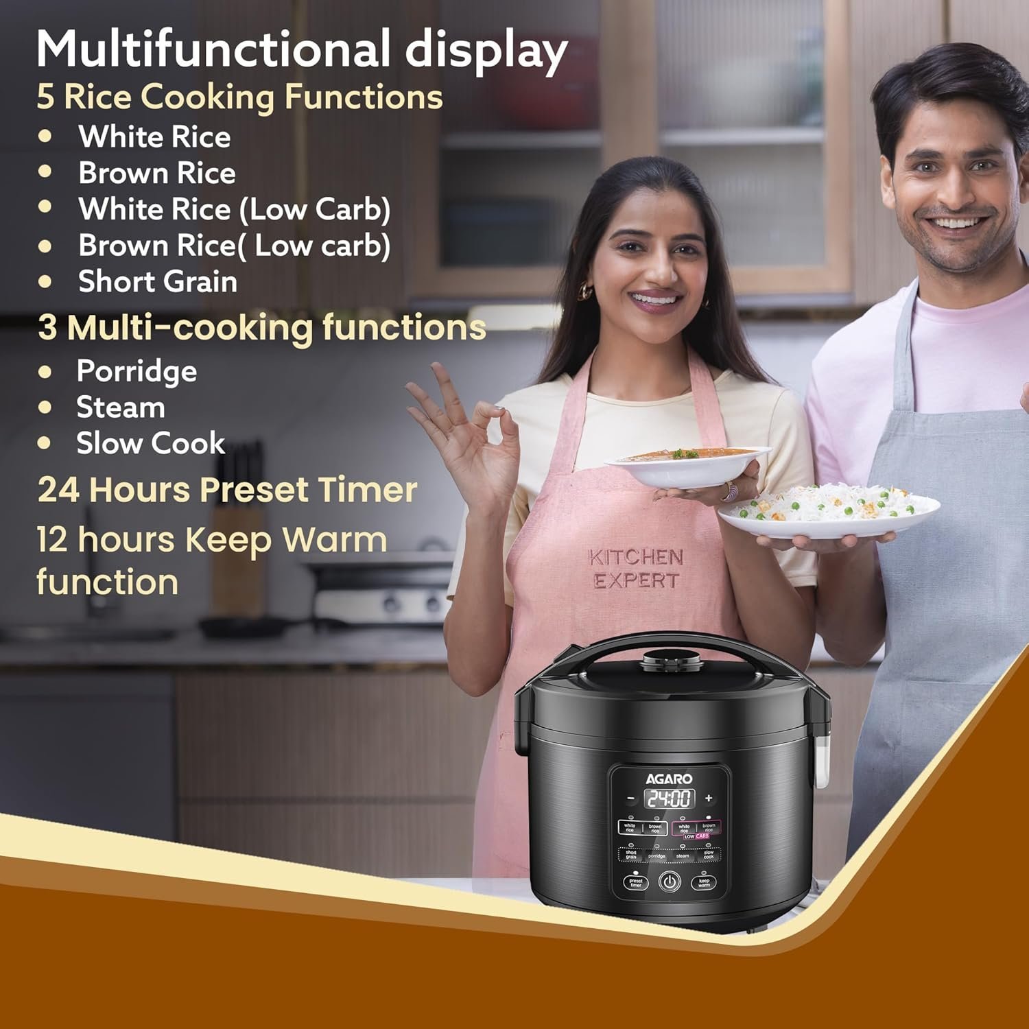 AGARO Regal Electric Rice Cooker - Image 3