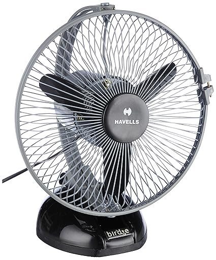 MOS Havells Birdie 230mm Personal Fan (Black Grey) - Image 6