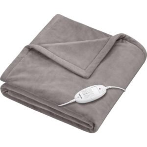 Beurer HD 75 Electric Overblanket I Fast Heating Throwblanket I German Engineering I 6 Temperature Levels I Auto Shut-Off I Machine Washable 30°C I Overheat Protection I...