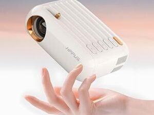 Mini Projector With 5G Wifi And Bluetooth, HIPPUS Portable Projector 1080P Supported 120ANSI, Bluetooth Movie Projector For Bedroom/Outdoor, Compatible With Ios/Android/Laptop/TV Stick/HDMI/PS5