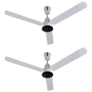 Ecolink AiroJewel 1200mm BLDC Ceiling Fan with Remote Control|BEE 5 star Rated Energy Efficient Ceiling Fan|High Air Delivery with LED Indicators (Pearl White)