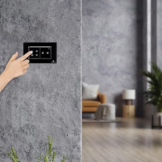 L&G 4 Modular Smart Switch Board | 6 SL&G 4 Modular Smart Switch Board | 6 Smart Switch Control | WiFi Smart Switch, Smart Switch Panel (Size: 4M - 146 x 90 x45mm)mart Switch Control | WiFi Smart Switch, Smart Switch Panel (Size: 4M - 146 x 90 x45mm) - Image 4