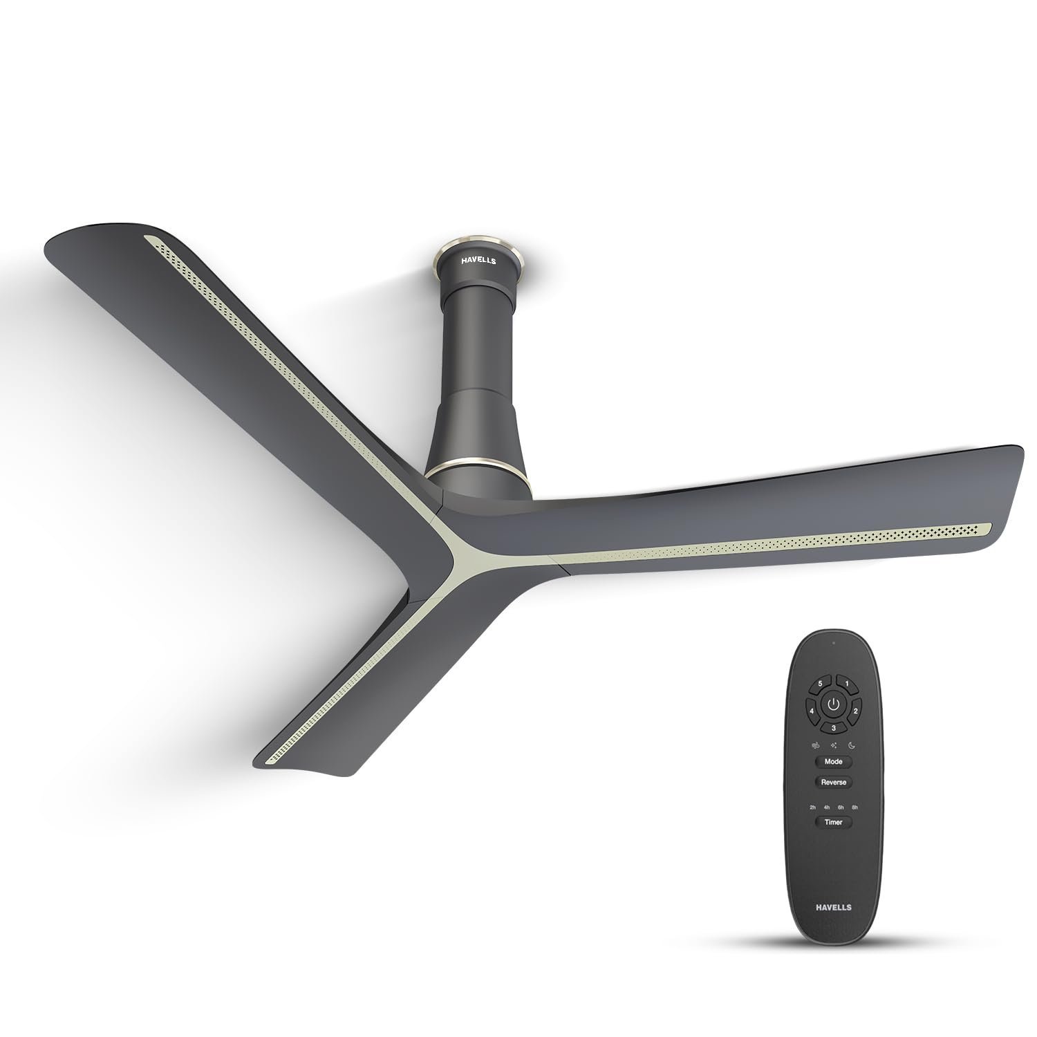 Havells Inveno LX 1200 mm BLDC Ceiling Fan|ABS Aerodyanamic Blades|Telescopic Canopy|Timer, Breeze,Sleep,MOP Modes|Reverse Feature|100% Copper Wire Motor|Free Installation|2...