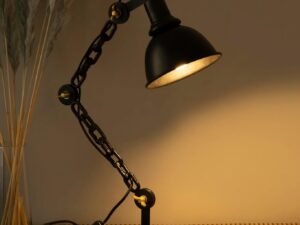 Lysna Modern Study Table Lamp, Modern Swing Arm Desk Light for Bedside Reading, Study, Home & Office Table, Desk Lamp with Adjustable Head and Body