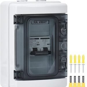 120 Amp Miniature Circuit Breakers for PV Solar Panels, DC 12V 24V to 400V or AC 120V 240V Photovoltaic MCB Disconnect Switch