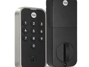 Yale Tye Digital Smart Door Lock with Electronic Keypad for Interior/Exterior Doors | Compatible for Home, Office, Hotel, Store Room & Garage with 35-40mm Door Thickness | 1 Year Warranty (Silver)