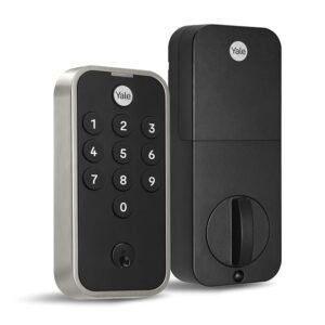 Yale Tye Digital Smart Door Lock with Electronic Keypad for Interior/Exterior Doors | Compatible for Home, Office, Hotel, Store Room & Garage with 35-40mm Door Thickness | 1 Year Warranty (Silver)
