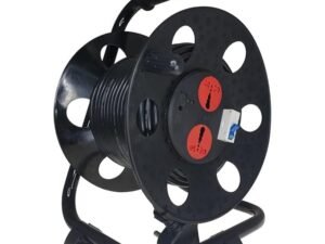 MX extension cable reel drum for ev charger Retractable extension reel 25 meter industerial extension board drum 3 pin 2 universal socket + 6 amp + 32 amp mcb switch