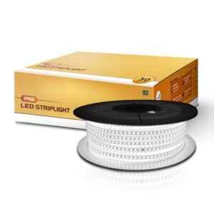 wipro Garnet 50 Meters Led Strip Light|120 LEDs/Mtr|Cool White|Ip65-Waterproof|Flexible Rope Light for Outdoor & Indoor Decoration for Diwali, Christmas|Strip for Balcony, False...(Pack of 3)