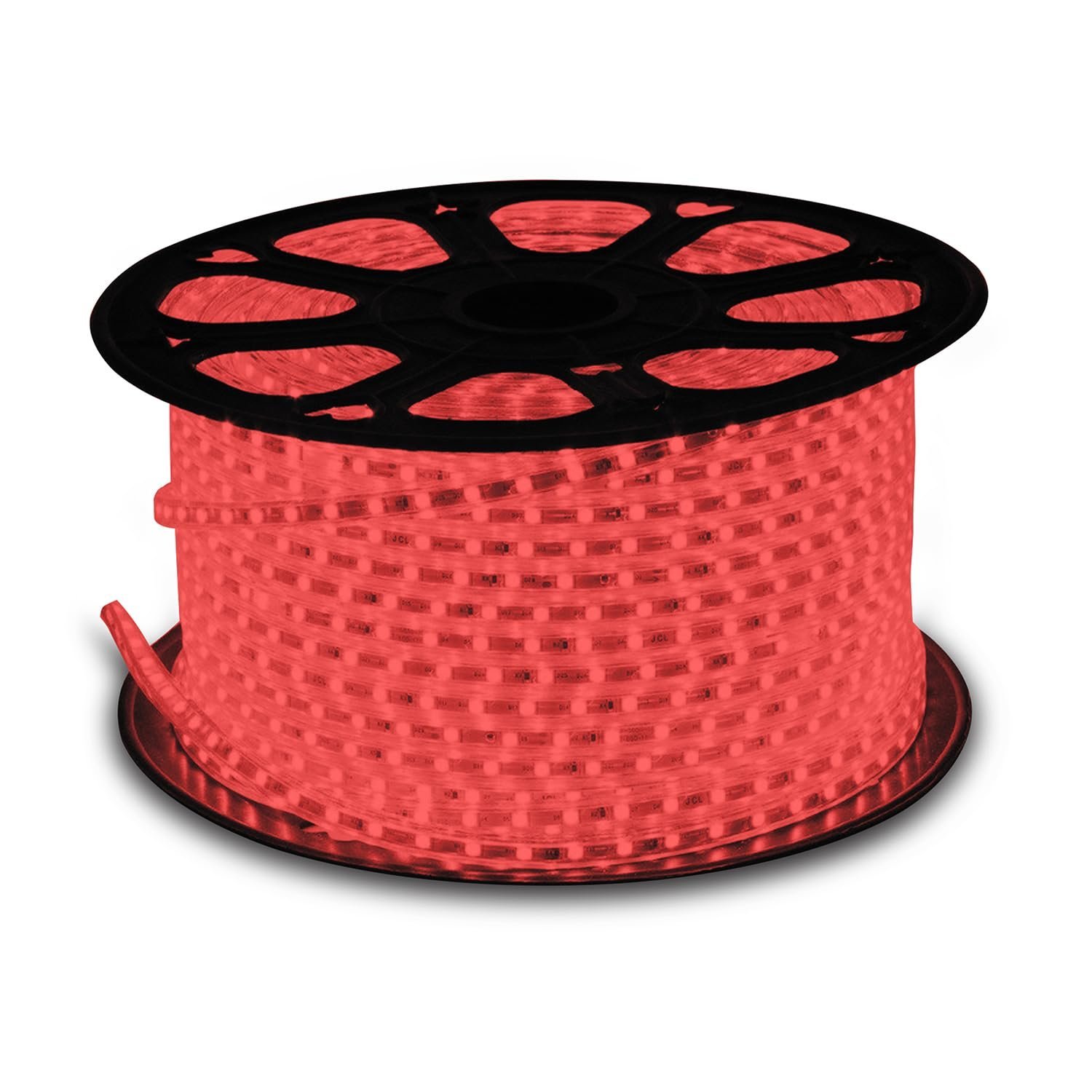 Wipro Garnet 50 Meters Led Strip Light| 60 LEDs/Mtr | Red | Ip65-Waterproof | Flexible Rope Light for Outdoor & Indoor Decoration Strip for Balcony, False Ceiling|Pack of 5